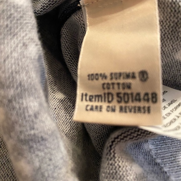 L.L.Bean Button Down Cardigan-Navy & White Polka Dot Size 3X NWT Supima Blend - Picture 13 of 13